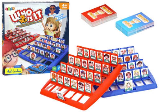 Hádaj, kto strategická pexeso s 24 kartami postáv