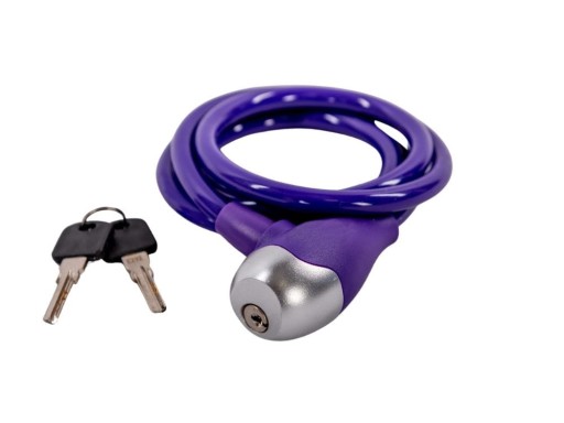 spona na bicykel SECURITY FIALOVÁ 1200mm