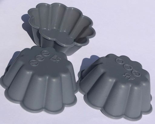 FORMY SILIKÓNOVÉ 3 ks NA MUFFÍNY OLDMAN MUFFINY MUFFINY 7x5 cm