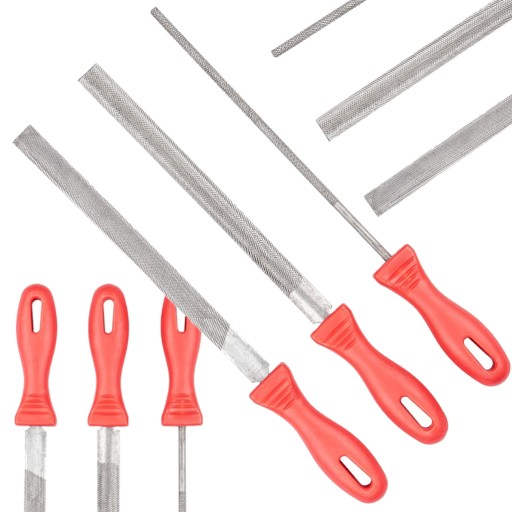 Sada 3x brúsnych pilníkov na kov Top Tools