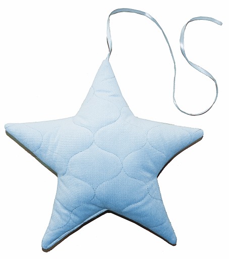 VELVET STAR / prívesok, vankúš 27cm Belbi