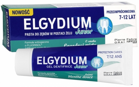 Elgydium Junior zubná pasta pre deti 7-12 rokov mätová 50 ml