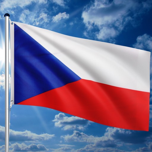 VLAJKA ČESKEJ REPUBLIKY ČESKÁ REPUBLIKA 120x80 CM PRE SŤAŽŇ ČESKEJ REPUBLIKY