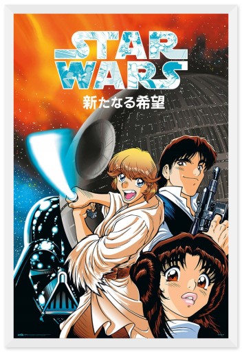 Plagát Star Wars Manga A New Hope 61x91,5 cm
