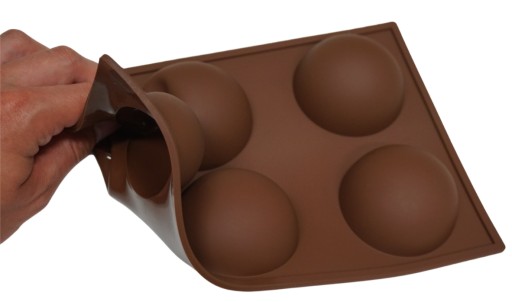 SILIKÓNOVÁ FORMA NA PEČENIE PLÁŠKOV, VEĽKÉ POLOGULY