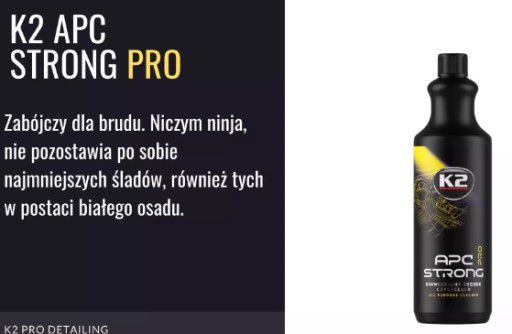UNIVERZÁLNY ČISTIACI KONCENTRÁT K2 PRO, málo penivý, zvonku aj zvnútra