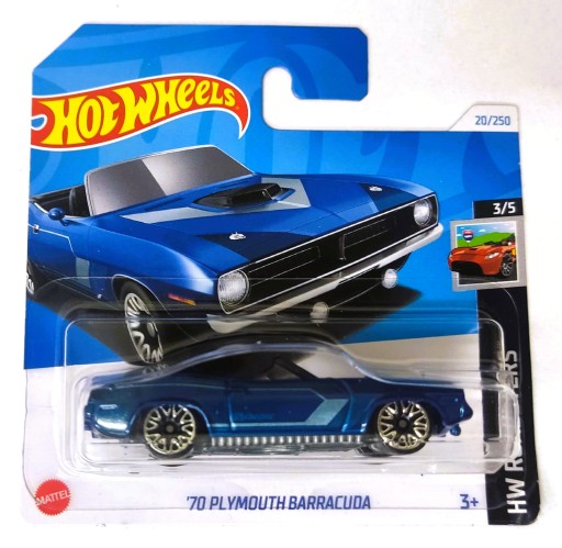 Autíčko Hot Wheels HTC13 '70 Plymouth Barracuda HW Roadsters 2024