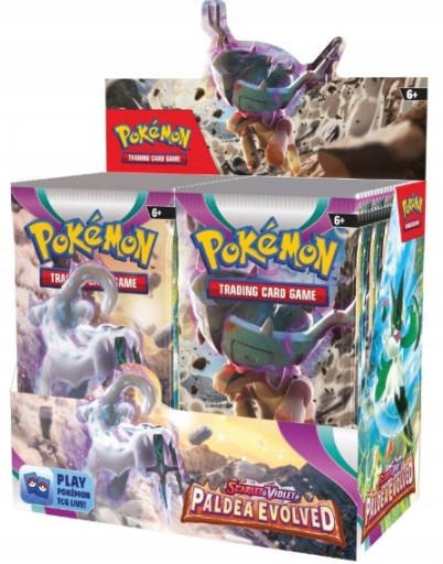 POKEMON SCARLET&FIOLET PALDEA EVOLVED CARDS DARČEKOVÉ VRECKO S 10 KARTAMI