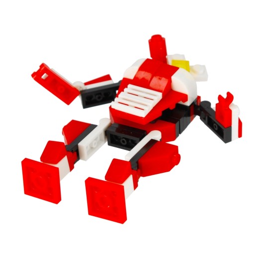 Stavebné bloky 65 prvkov Robot Alleblox