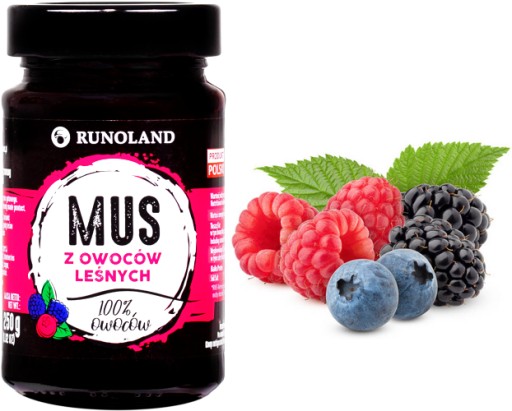 PĚNA LESNÉ OVOCIE 250g/246ml Runoland