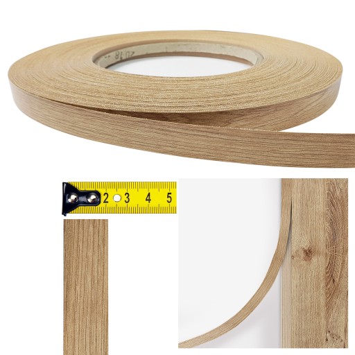 Nábytková hrana lepiaca páska 21 mm široká, divoký dub
