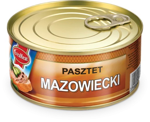 MAZOVSKÁ PAŠTIČKA Z BRAVČOVÉHO A HYDINOVÉHO MÄSA EVRA 300g