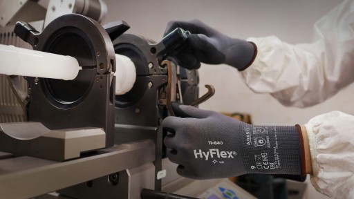 RUKAVICE PRESNÉ PRACOVNÉ RUKAVICE BEZ ŠVOV ANSELL HYFLEX 11-840 rok 9