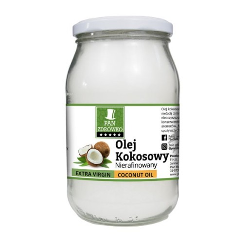 Panvica nerafinovaný extra panenský kokosový olej 500 ml