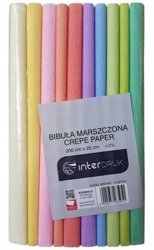 Malý pastelový krčený hodvábny papier
