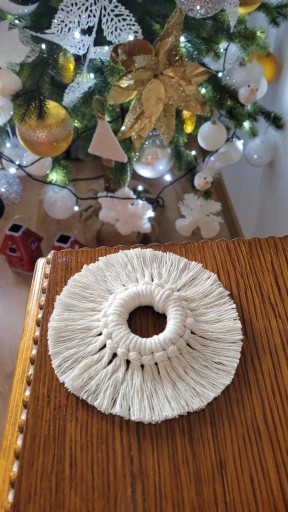 Točená bavlnená šnúra Macrame, prírodná, 100 m, 5 mm