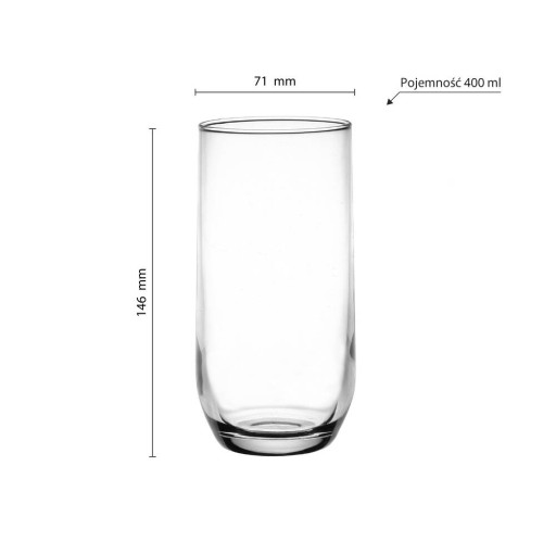 GLASMARK Vysoké sklo 400 ml