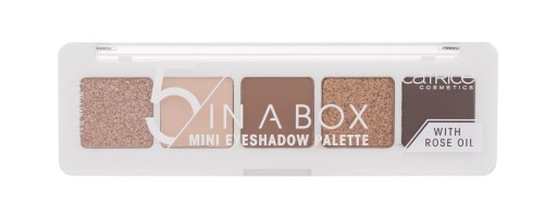Catrice Mini paleta očných tieňov 5 v krabičke 010 Golden