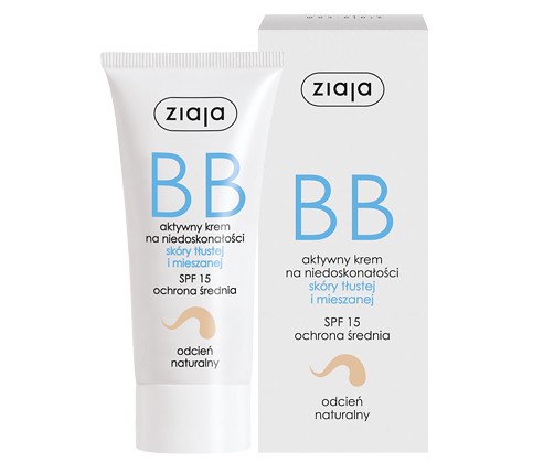 BB krém pre mastnú a zmiešanú pleť odtieň natura