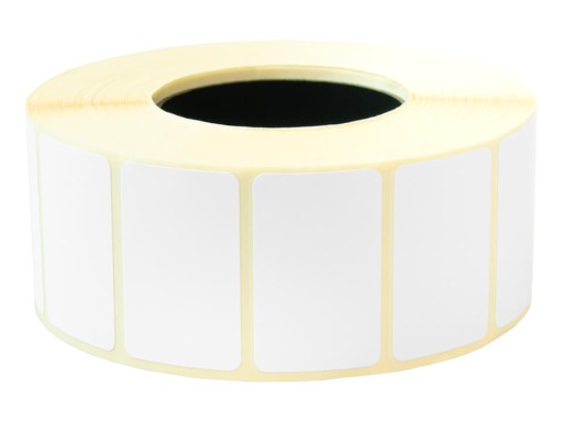 Termoštítky Biele lepidlo Zebra 32X20