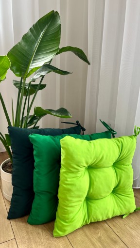 TRAPEZO podsedák na stoličku, BOTTLE GREEN
