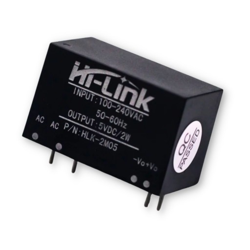HLK-2M05 Modulárny AC-DC napájací zdroj 240V - 5V 2W 0,4A tlačový konvertor