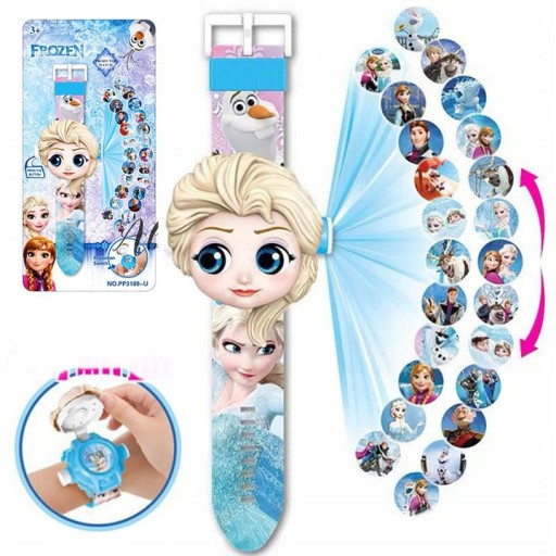 FROZEN hodinky Frozen led 3D DIGITAL WATCH s projektorom