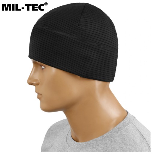 Termoaktívna športová šiltovka MIL-TEC QUICK DRY CAP Priedušná čierna