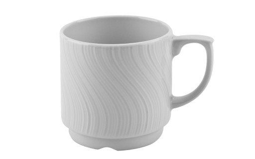 Porcelánový hrnček Lubiana Victoria biely, 300 ml
