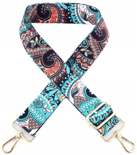 Široký, dlhý, nastaviteľný popruh pre dámske pevné, široké boho kabelky
