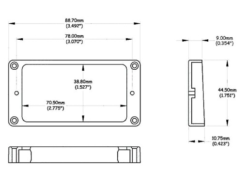 Šikmý vysoký rám US VPARTS HR-20R (CRE)