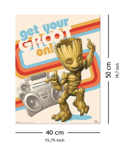 Guardians of the Galaxy Get Your Groot On - Plagát