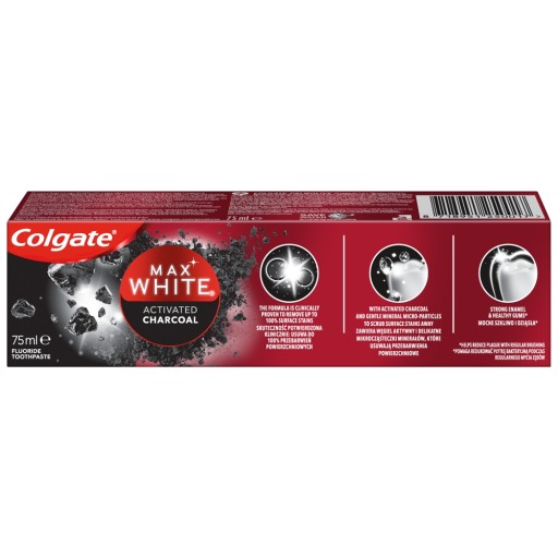 Colgate Max White Charcoal zubná pasta 75 ml