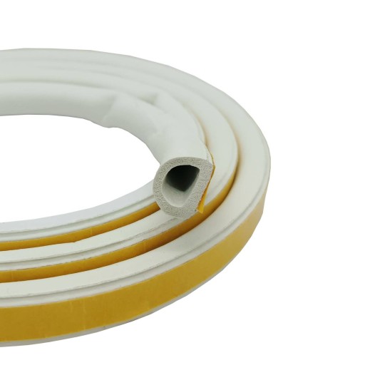 Biele samolepiace tesnenie, typ D12x10