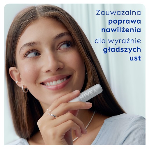 NIVEA Hyaluron Moisture Plus Balzam na pery Transparent 4,8 g