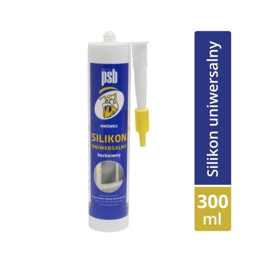 Univerzálny bezfarebný silikón 300 ml PSB
