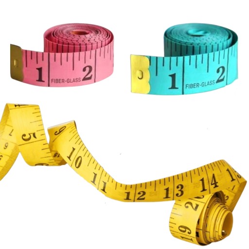 Tradičný krajčírsky krajčírsky meter, KRAJČÍRSKY CENTIMETER, viacfarebný, 150 cm, 1 kus