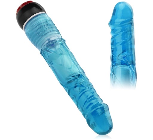 SOFT GEL PENIS DILDO VIBRATOR S VIBRÁCIAMI