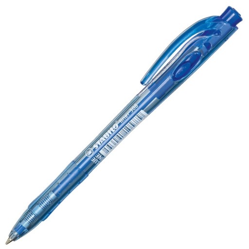 Guľôčkové pero Stabilo Liner 308, automatické, modré, č