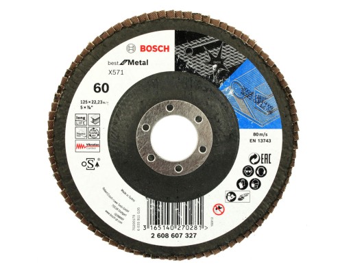 BOSCH KOTOUČ KLAPKA 125mm GR.60 NA KOV