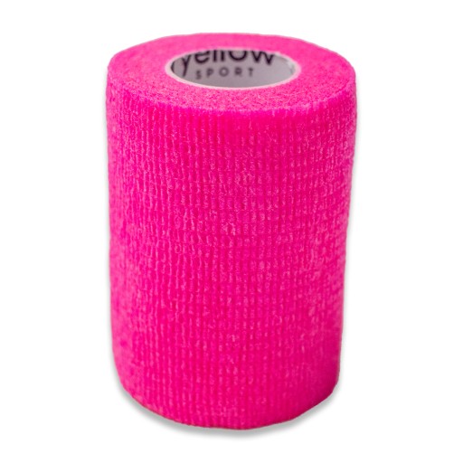 Samolepiaci stabilizačný kohézny obväz YellowBAND 7,5cm ružový