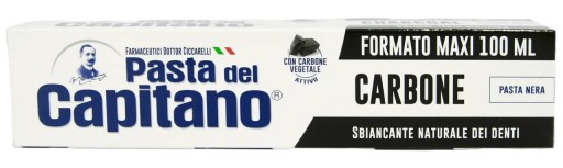 Pasta del Capitano zubná pasta s aktívnym uhlím