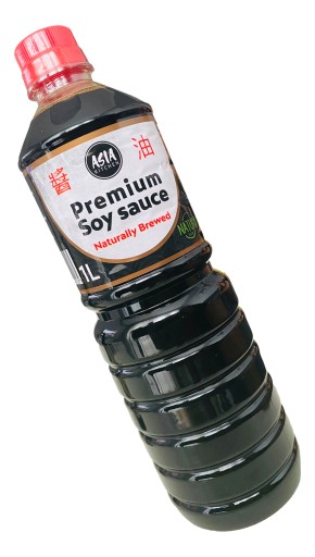 Prémiová sójová omáčka 1 liter - pre sushi ázijskú kuchyňu