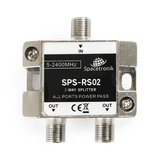 Splitter 1/2 5-2400 MHz Spacetronik SPS-RS02