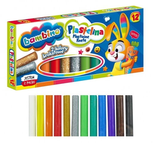 BAMBINO SCHOOL PLASTICINE 12 FAREB
