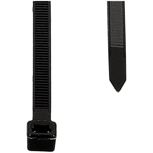 Sťahovacie pásky 4,6x250mm Čierna 100 ks