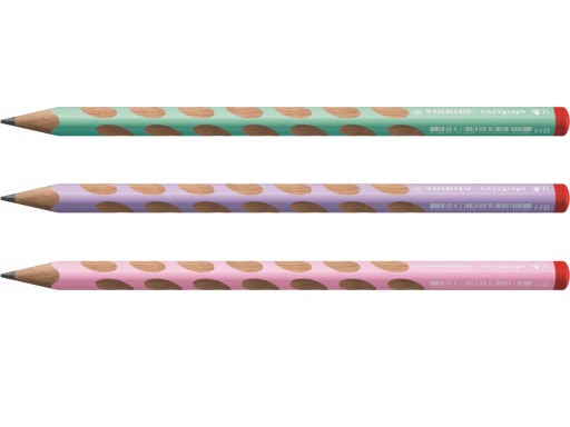 Ceruzka Stabilo Easy graph HB, pravá. pastelovo ružová