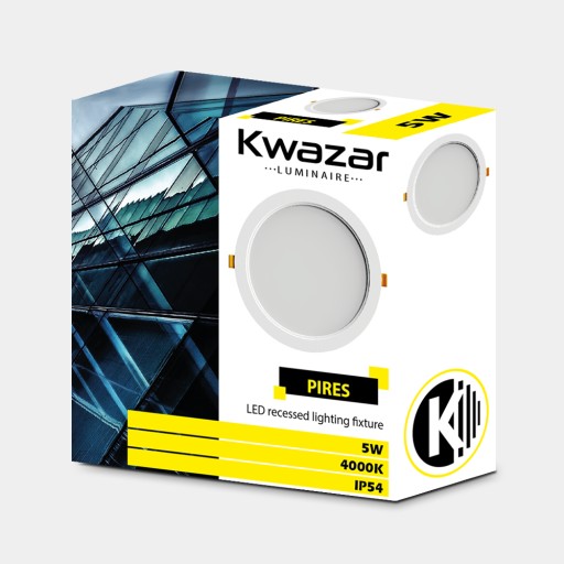 STROPNÝ PODHĽAD LED pod omietku 5W IP54 230V VODOtesný