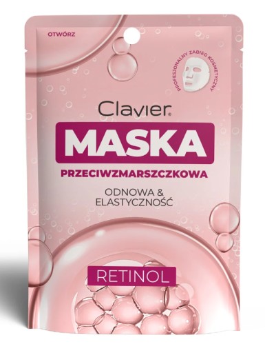 Plechová maska proti vráskam s RETINOLOM