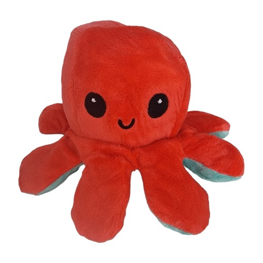 OBOJSTRANNÁ PLYŠOVÁ HRAČKA CHOBOTNICE MASKOT PRE DETI